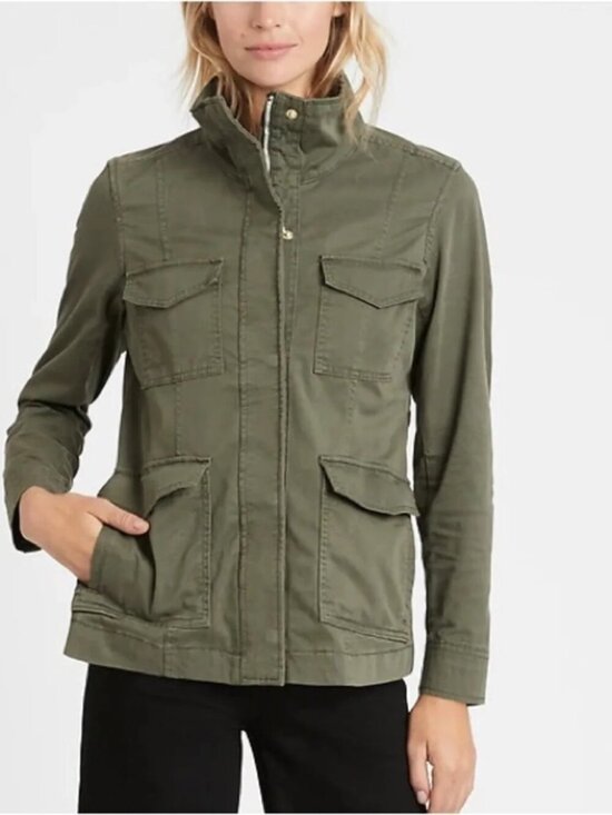 Banana Republic Jackets & Blazers - BANANA REPUBLIC - Classic utility jacket flight jacket Green XL